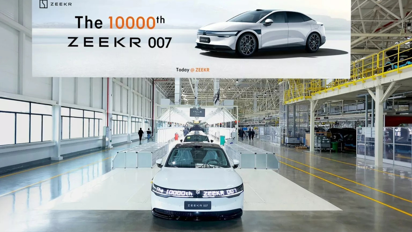 Η Zeekr κατασκεύασε δέκα χιλιάδες 007 σε δύο μήνες Η Zeekr κατασκεύασε δέκα χιλιάδες 007 σε δύο μήνες